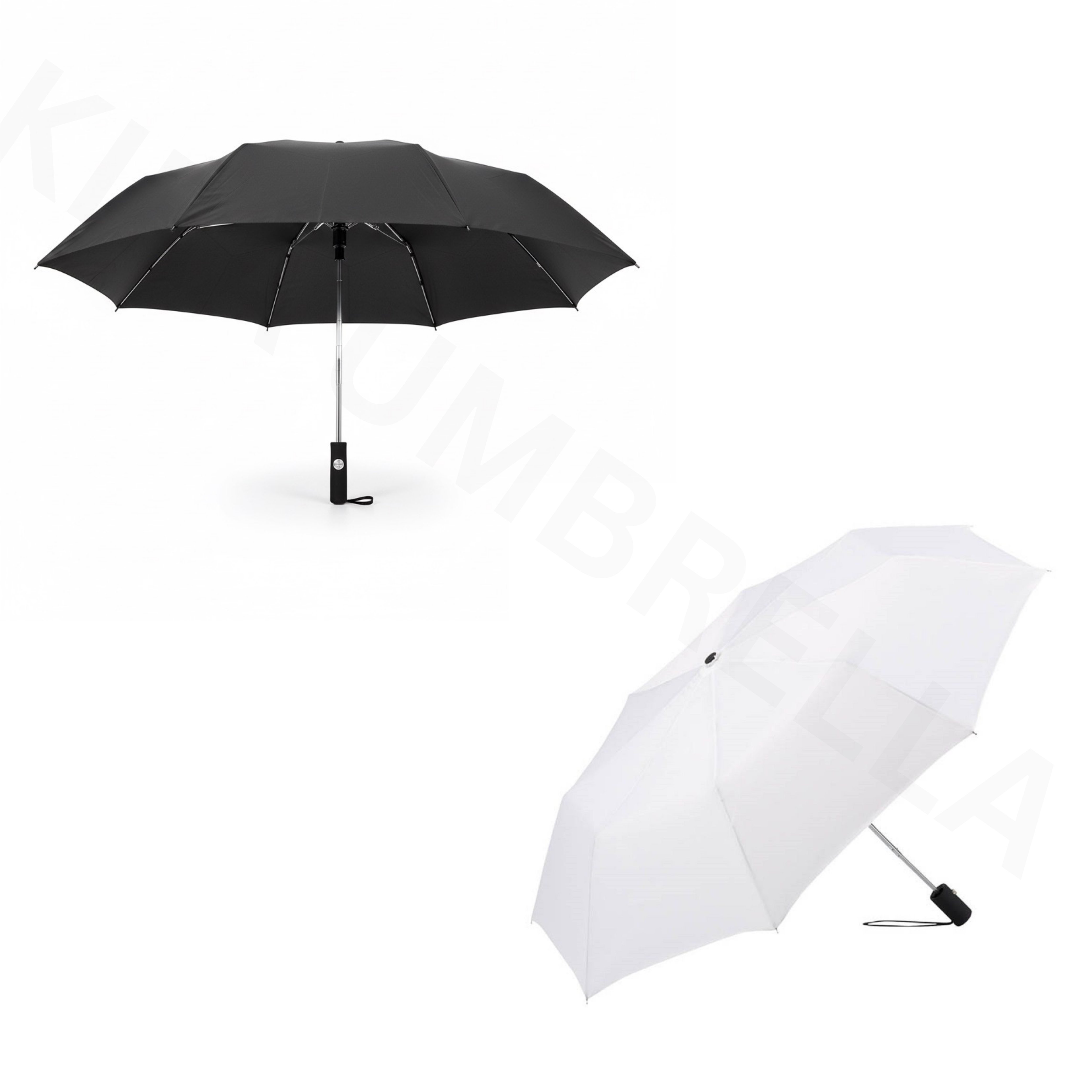 Kira Umbrella - 2 Fold Travel Comfort - Open